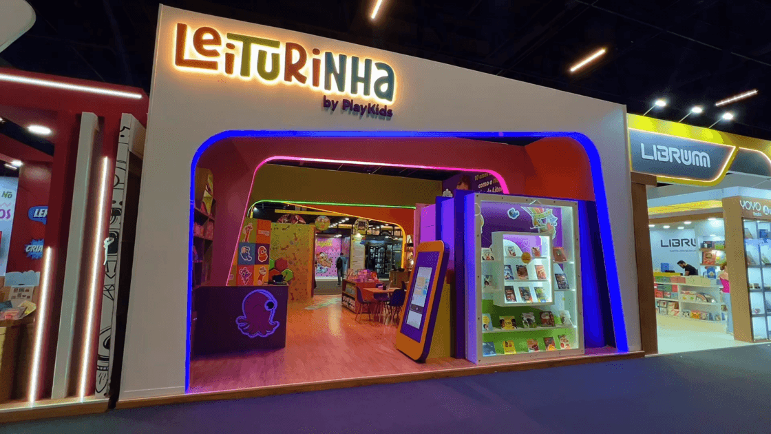 Estande Leiturinha na Bienal do Livro 2024
