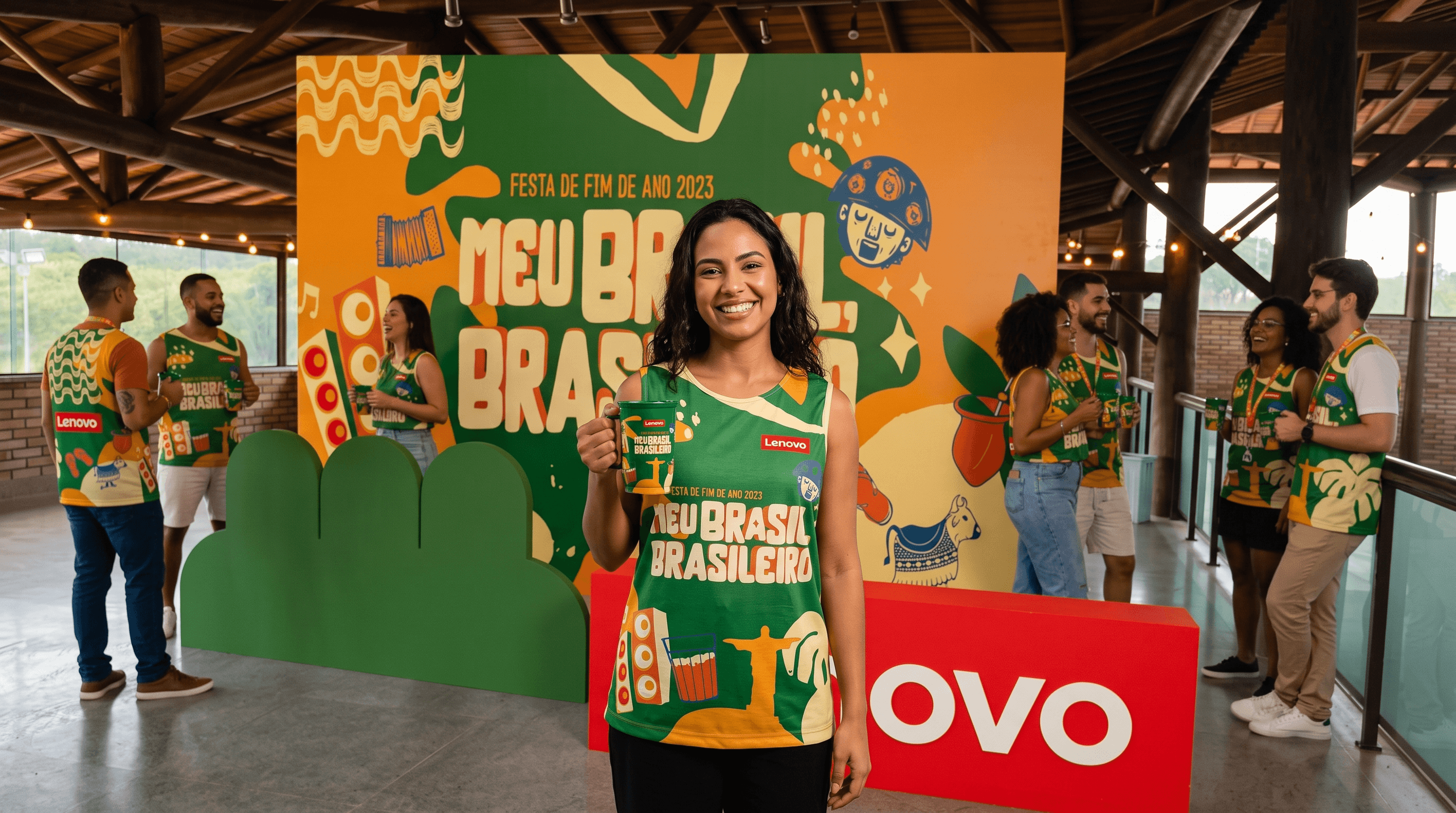 Post de Instagram da campanha Lenovo Meu Brasil, Brasileiro